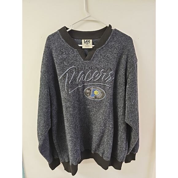 Vintage Lee Sport NBA Indiana Pacers Sweatshirt - Size Large Pullover NBA - Picture 1 of 10